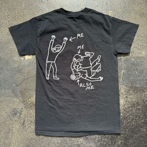 Linda Finegold A*sholes Live Forever Mens Short Sleeve Graphic Tee Black Small